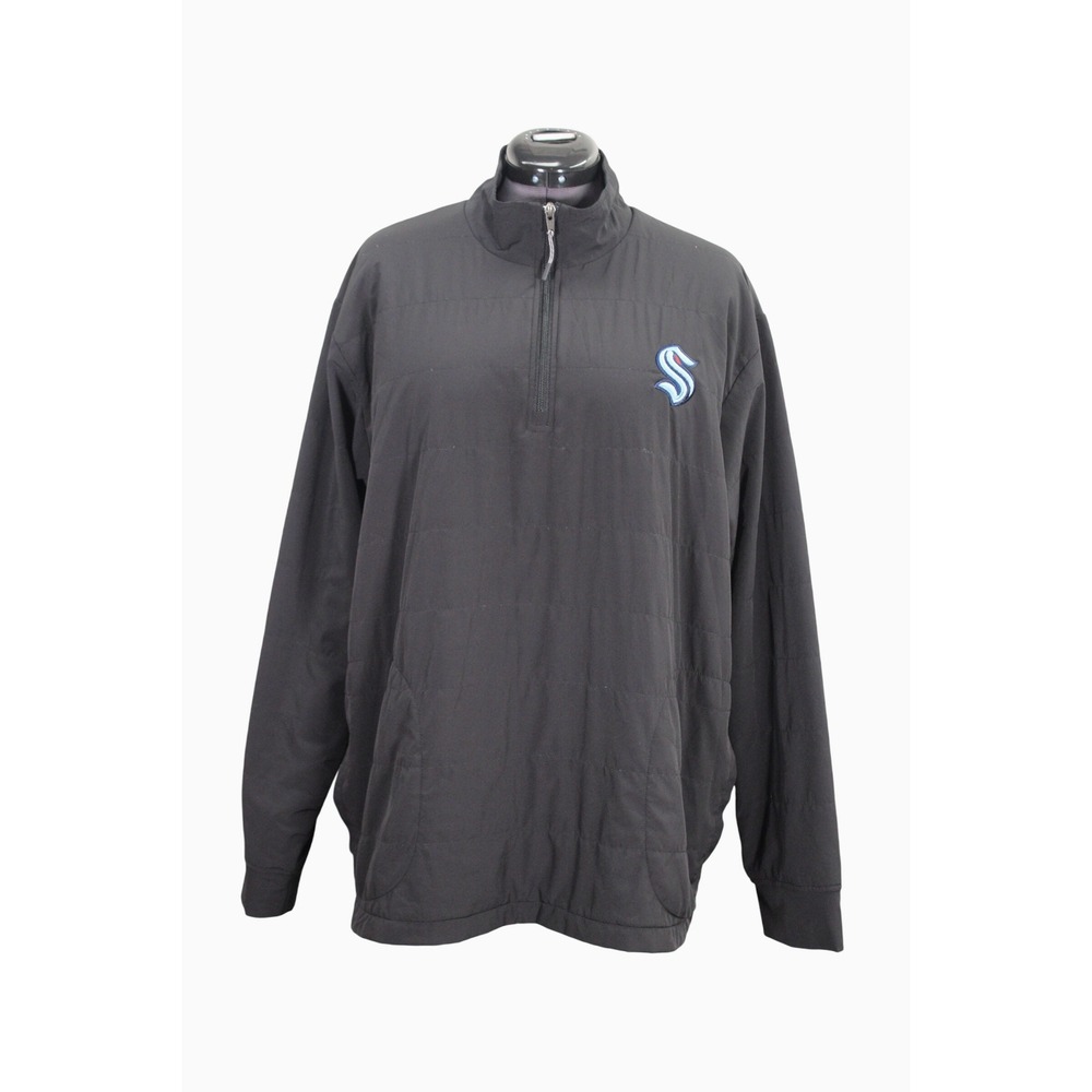 NHL men's‎ Seattle Kraken 1/4 zip lightweight pullover jacket XL
